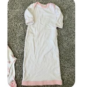 Floral Kids Pajamas with Pink Accents